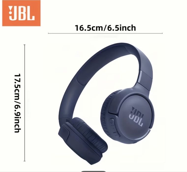 JBL сини слушалки