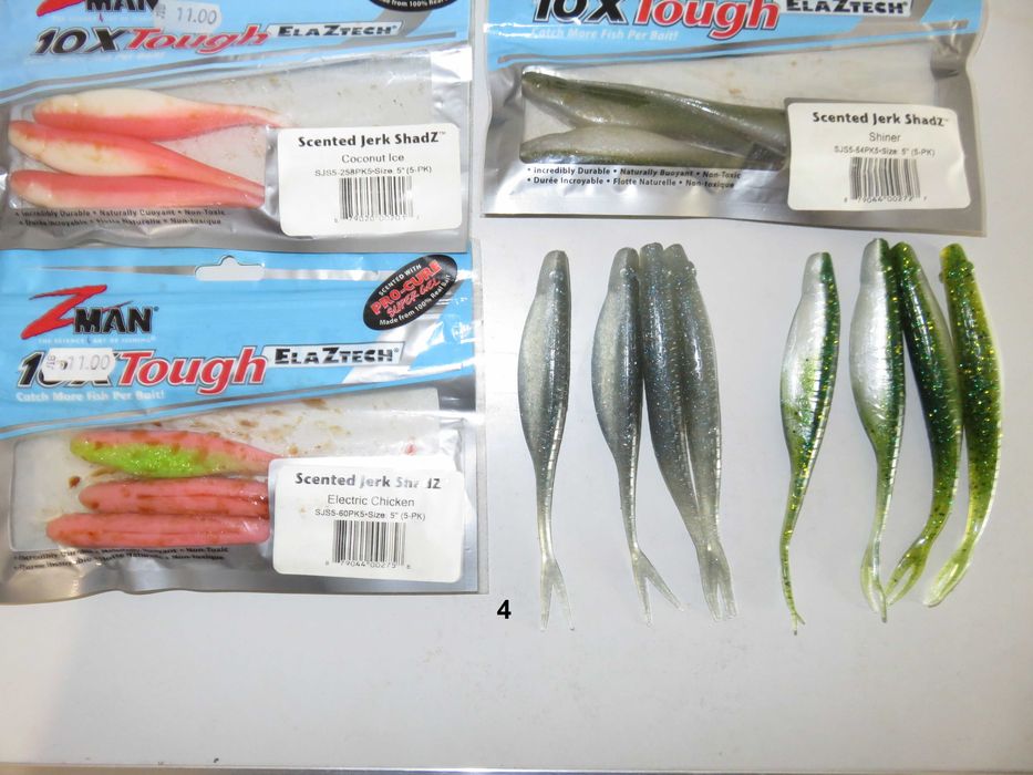 Силиконови примамки за морски риболов и морски кукички