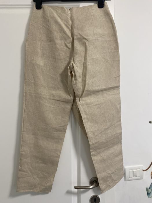 Pantaloni asimetrici din in Tgh Fashion