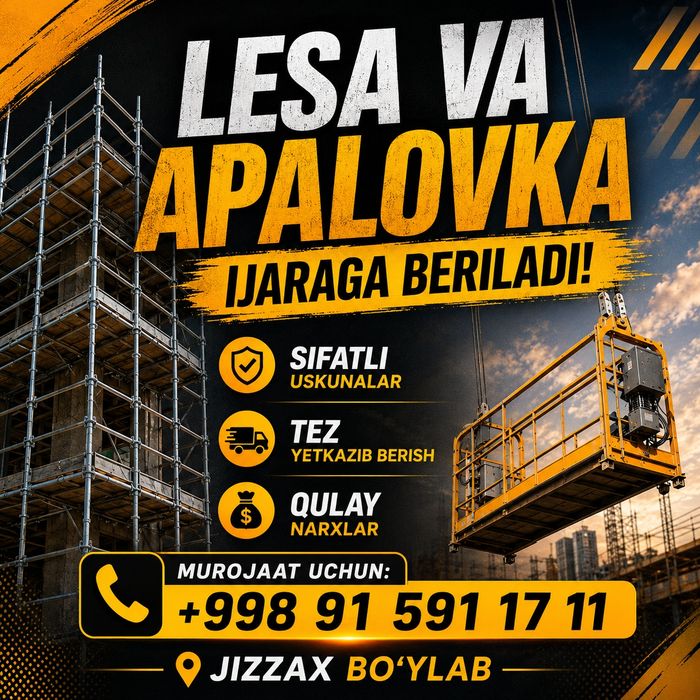 Lesa opalubka Ijaraga beriladi
