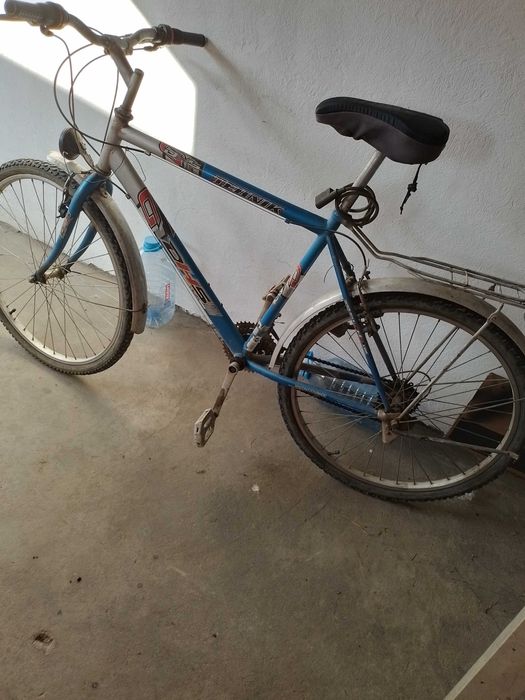 Vand bicicleta MTB TEHNIK culoare albastru cu gri metal