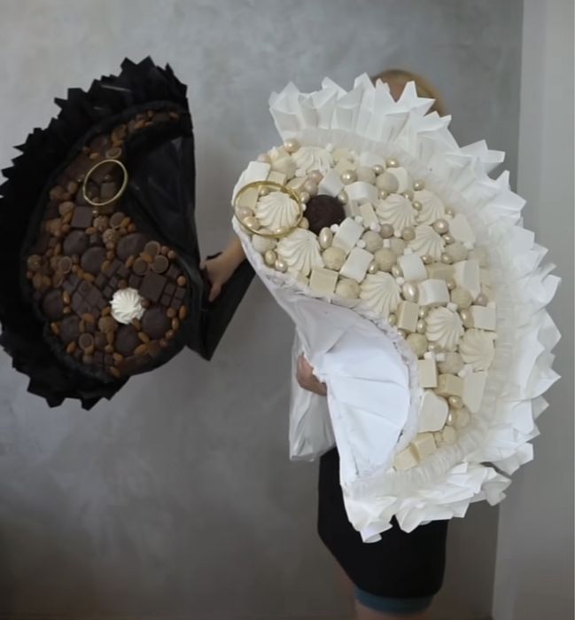 Шоколадные букеты Новогодние