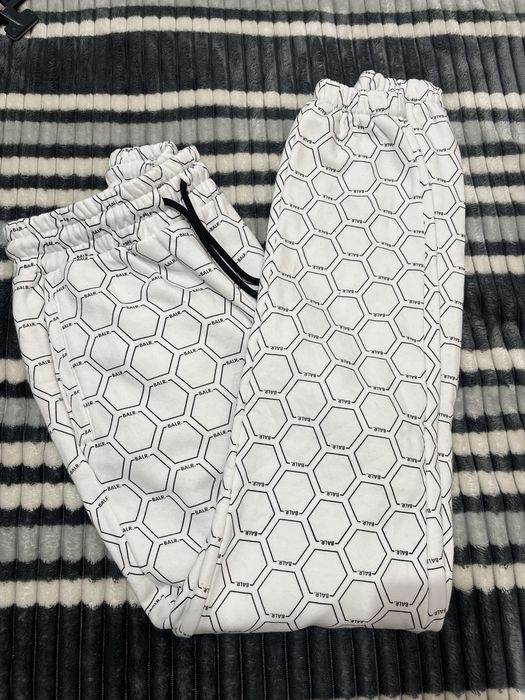 Pantaloni trening Balr. albi M - nou fara eticheta