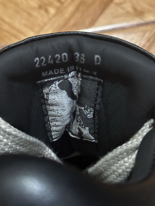 Rick Owens Hollywood Low jumbo laced leather