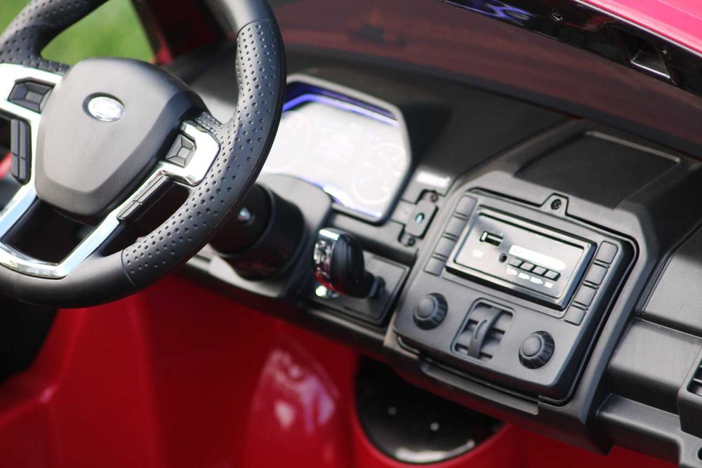 Masinuta electrica pentru 2 copii Ford F450 Super Duty 4x45W 12V #RED