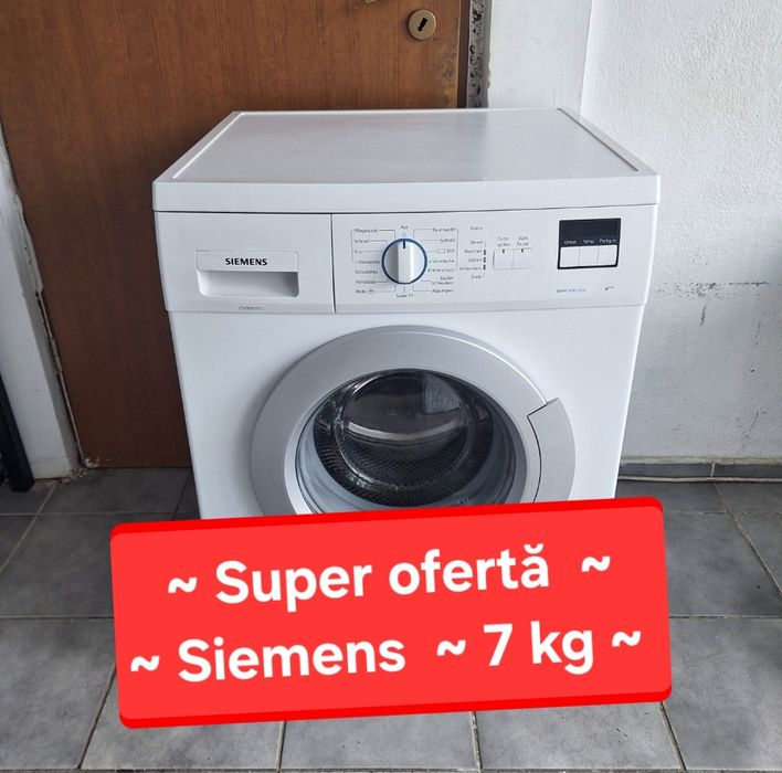 Siemens  ~ 7 kg. Mașină de spălat rufe automată  / import Germania.
