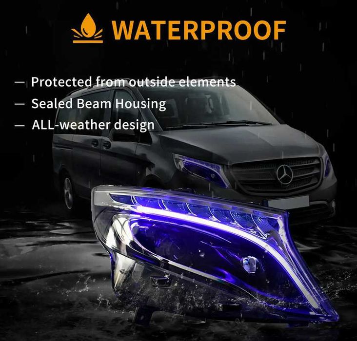 Динамични LED фарове Mercedes Vitow447 2016+