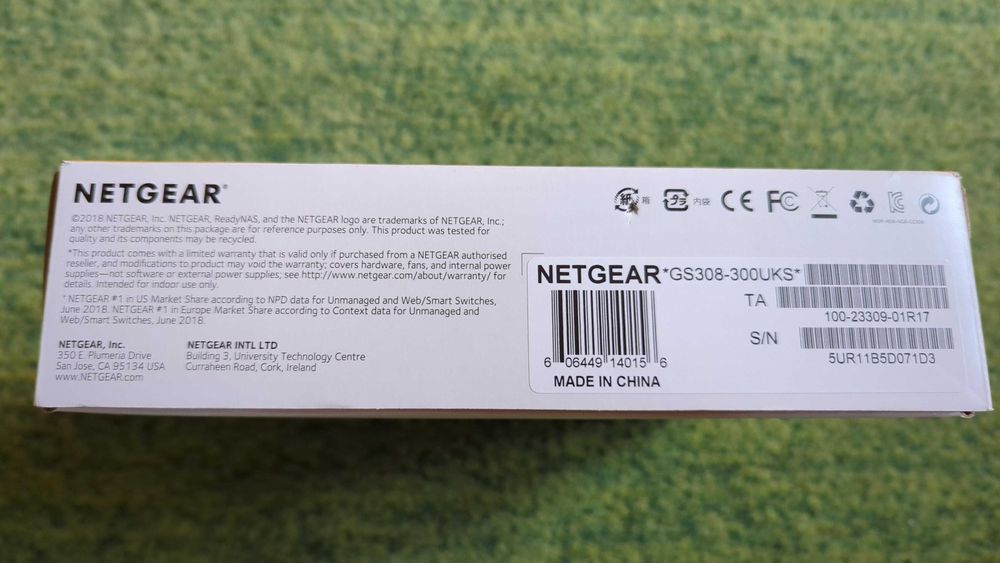 Switch Netgear GS308v3 Unmanaged 8 porturi gigabit