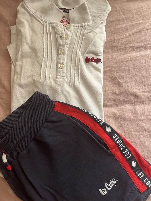 Комплект тениска и панталони Lee Cooper, S размер