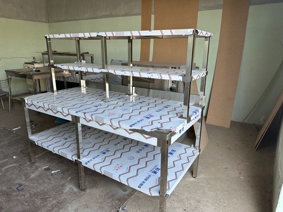 Нержавейки стол мойки стеллаж поднимаем заказ