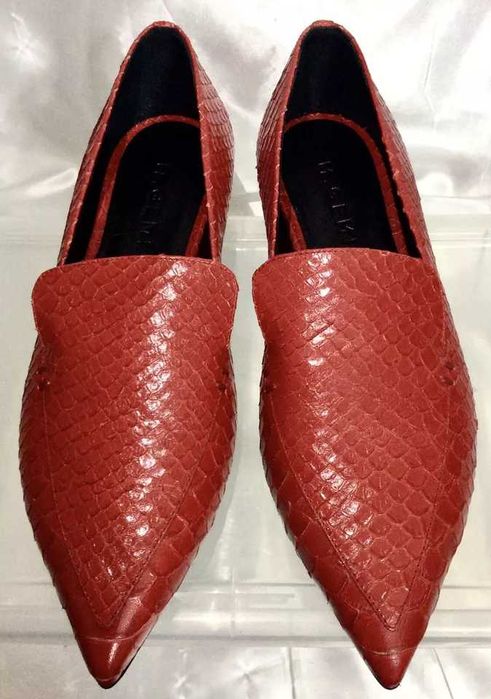 Pantofi  dama M. GEMI Italy Snake Skin Red mr.38 noi la cutie