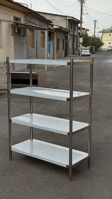 Стол нержавейка рабочий кухонный мойка стеллаж стиллаж мебель ошхона