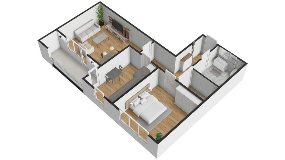 Apartament 2 camere si Bucatarie SEPARATĂ - Direct DEZVOLTATOR