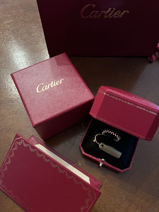 Оригинал бренд Cartier кольцо 7.11гр