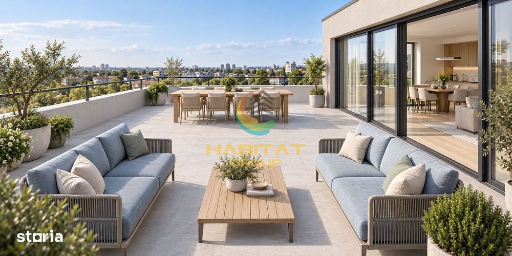 Apartament 4 camere cu terasa - metrou Nicolae Teclu