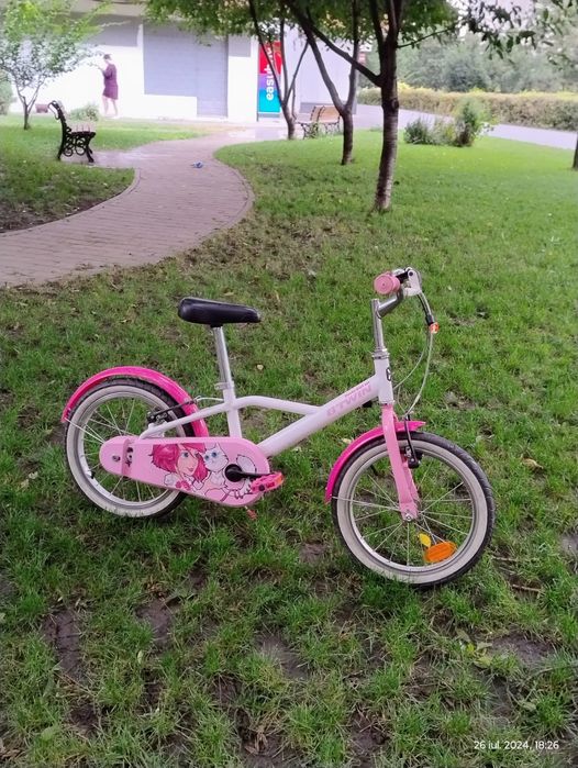 Bcicleta pentru fetite, roz