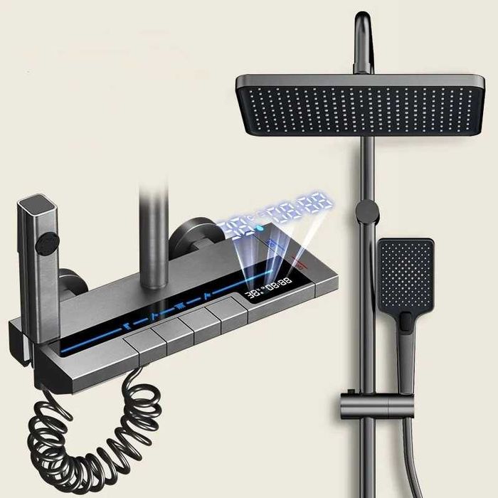 Модерен интелигентен душ с дисплей и LED подсветка D06