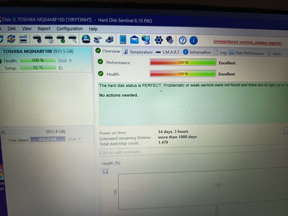 Hard disc laptop 1 TB +  windows 10 sau win 11 instalat