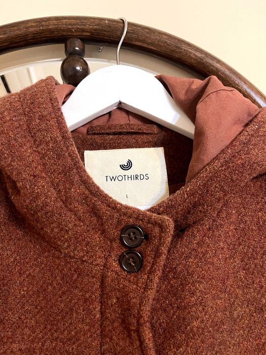 Топло Вълнено Двуредно палто H&M