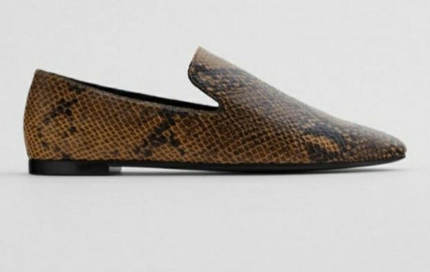 Кожаные лоферы на лето весну от фирмы Zara 38 размер