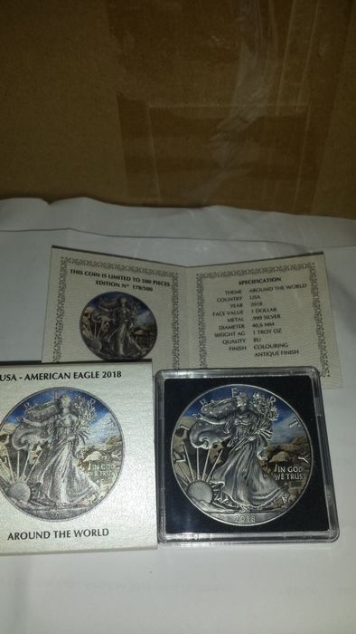 Монети златно сребърни