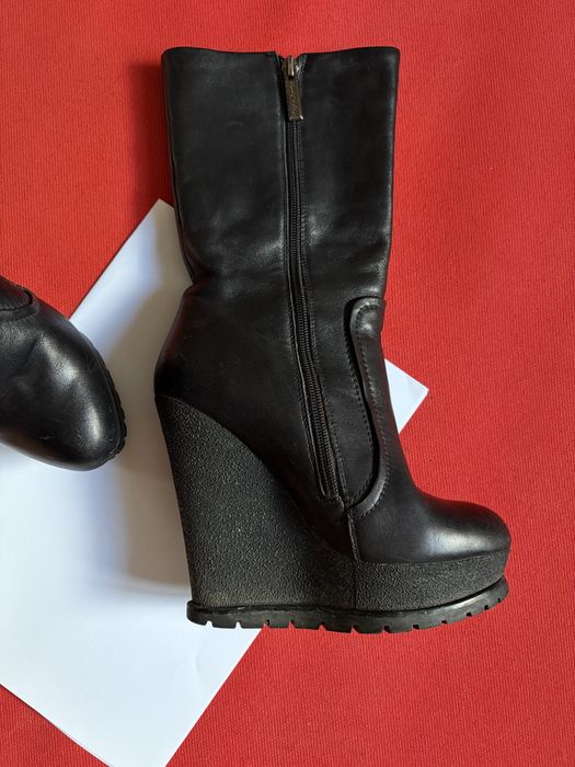 Ботинки на высокой танкетке / платформе