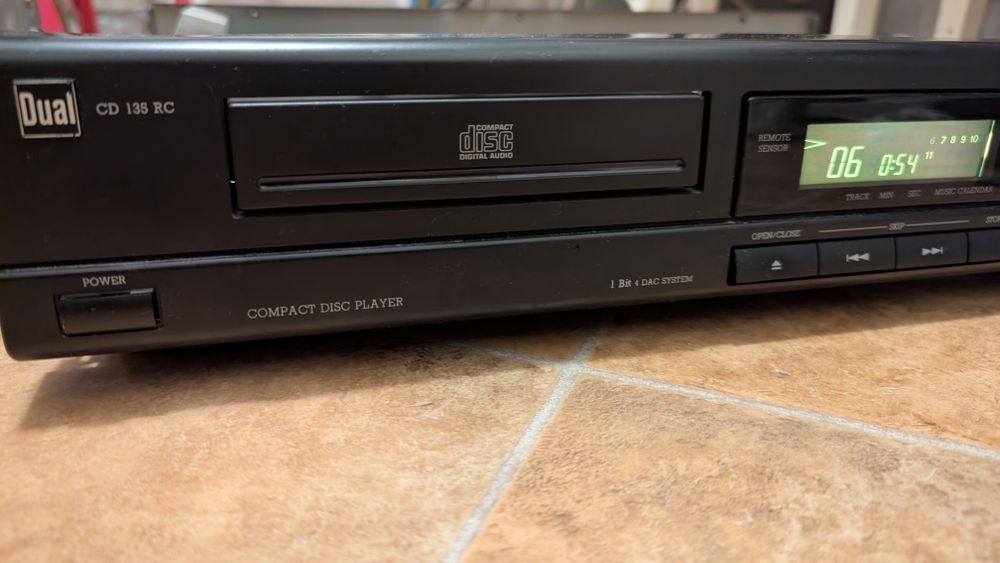 Cd player Dual CD 135 RC, ieșire coaxiala