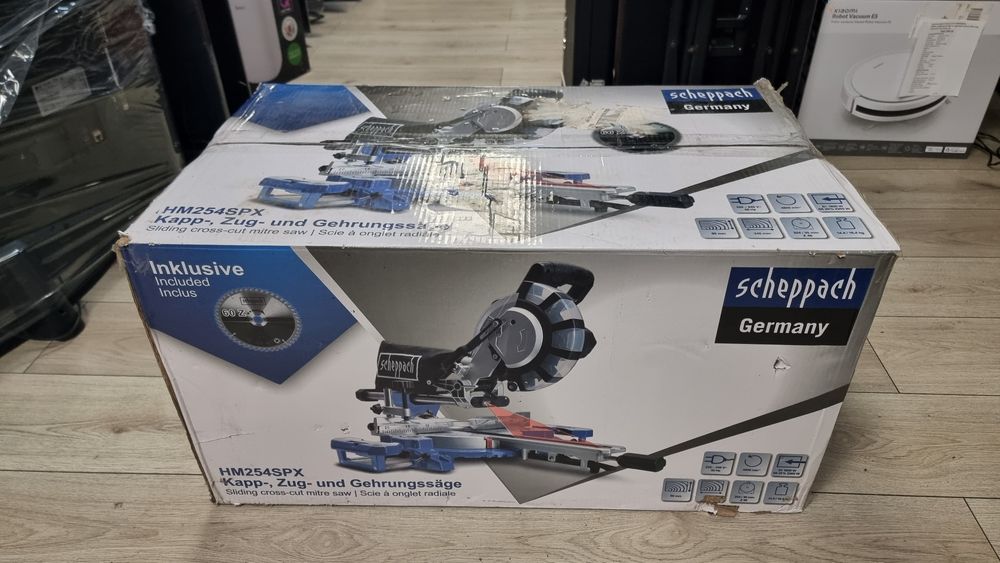 Amanet F28: Fierastrau Circular Culisant Scheppach HM254 SPX NOU