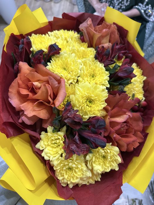 Цветы букеты подаренные