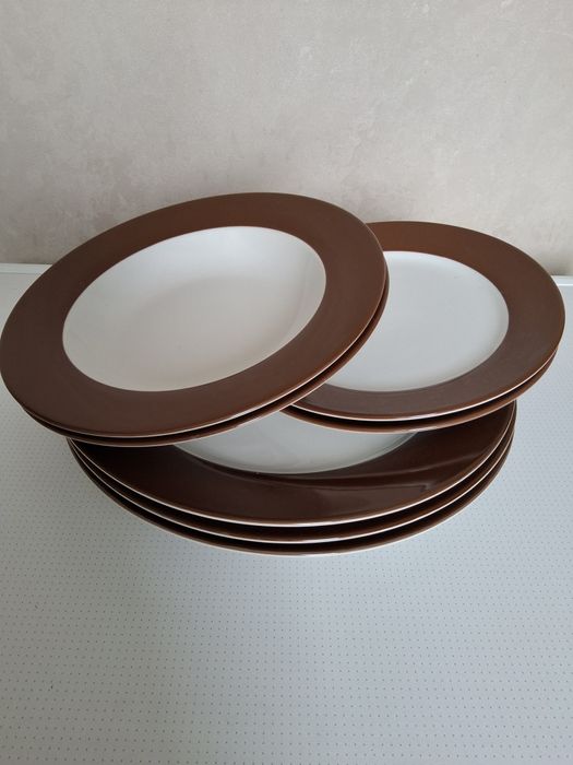 Тарелки глубокие, сахарницы