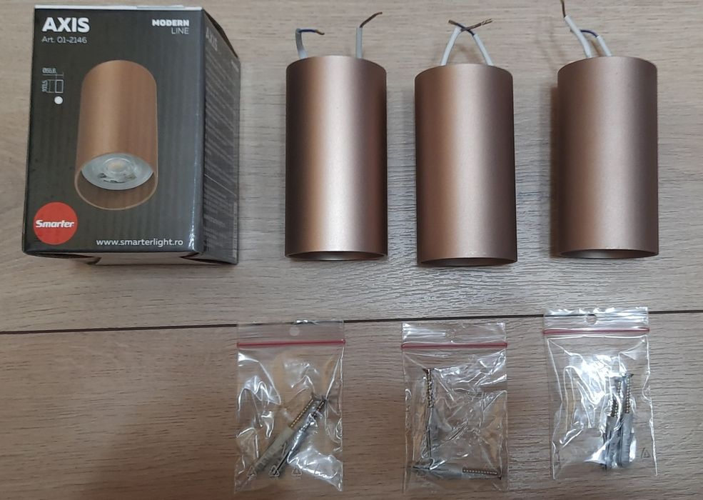 Spot aparent Axis pentru interior H10.35cm,cupru mat,GU10,230V,max 35w