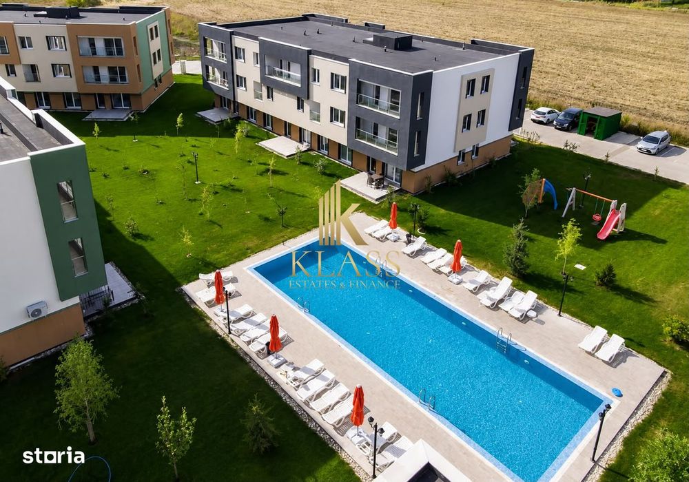 Apartament cu 2 camere si piscina Otopeni