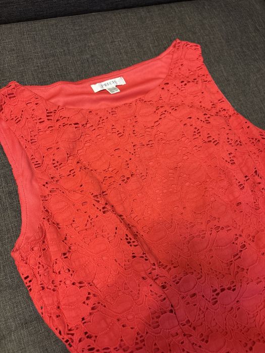 Rochie rosie dantela mar 38S