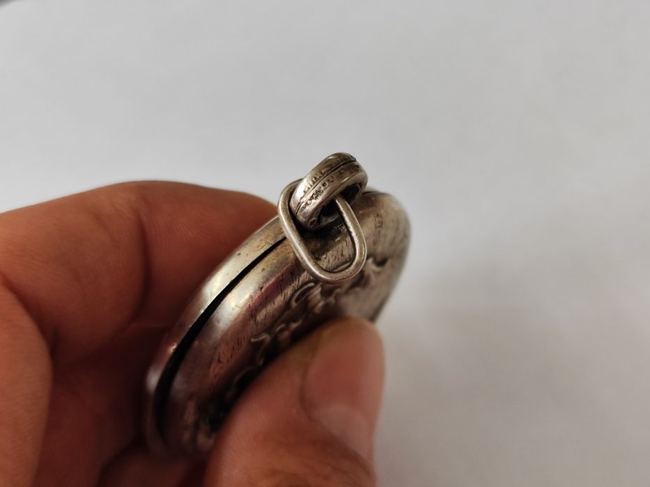 Сребърен медальон 925 с две огледала