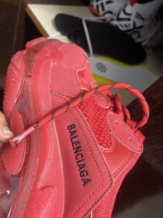 Balenciaga Triple S Red