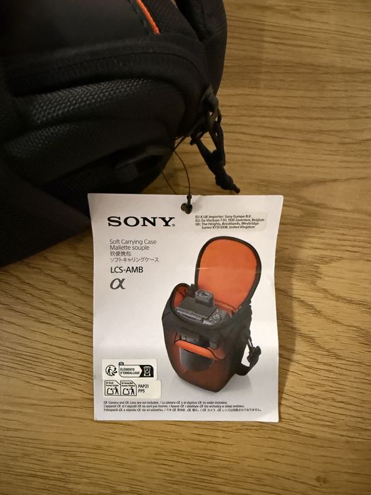 Geanta foto Sony LCS-AMB pentru DSLR si obiective  NOUA