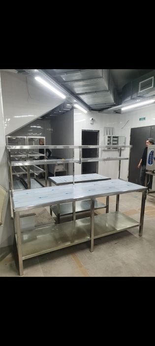 Кухонное оборудование мойки разделочный столы стеллажи катало мойки