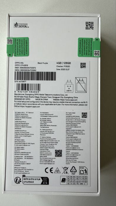 Oppo A6 x Black Purple