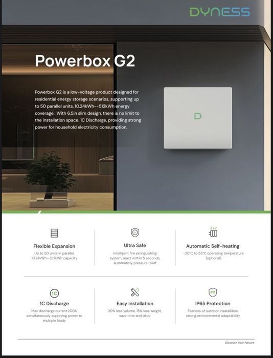 OFERTA!! Acumultor ( Baterie ) Dyness 10.24 kw LiFePo4