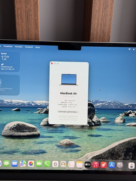 Macbook Air 13 M4 - 256/16GB - Ca Nou