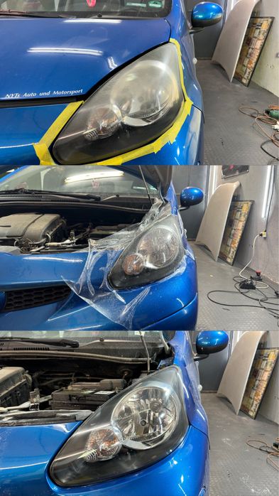 Полиране на фарове и автомобили. Защитно фолио. Фолиране на цели коли