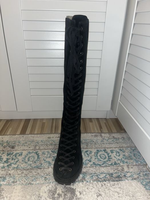 Cizme piele fara toc Musette