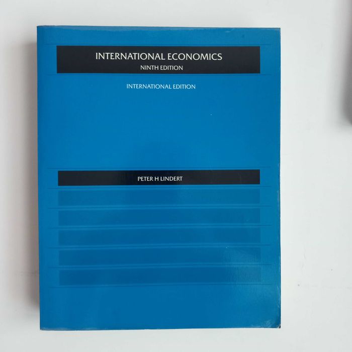 Principles of Marketing,  International economics, Economics