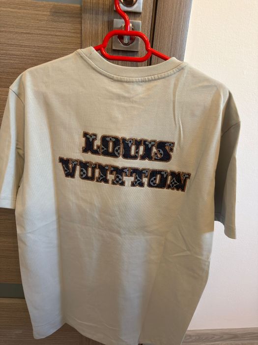 Tricou Louis Vuitton, logo brodat, 100% bumbac, mărimi S-XXL