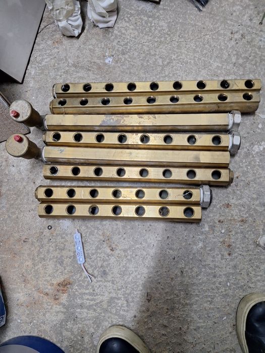 Месингови колектори за парна инсталация  на 1 цол.