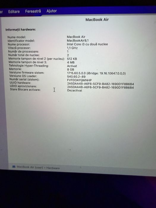 Macbook air i3 2020 ca nou