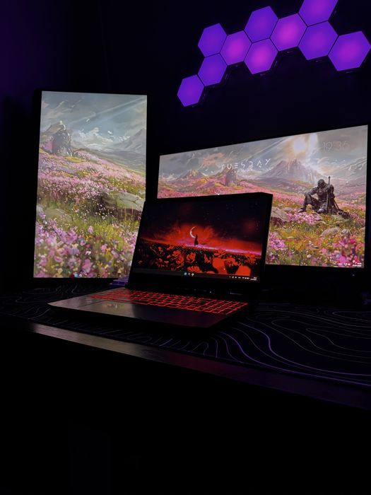 Игровой ноутбук RTX 3050 i5 11400H Acer nitro 5