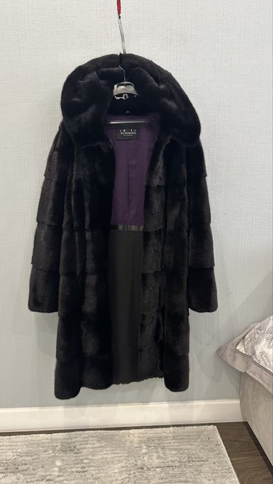 Норковая шуба Black Diamond премиум класса