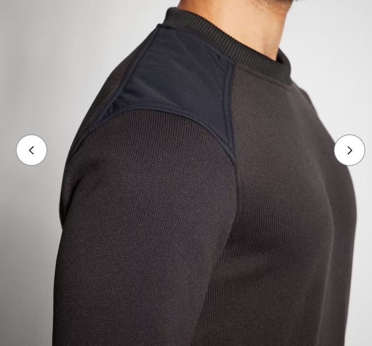 Мъжки черен пуловер