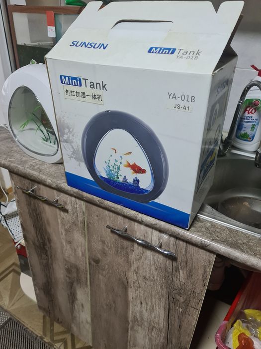 Аквариум  для  рыбки  петушка